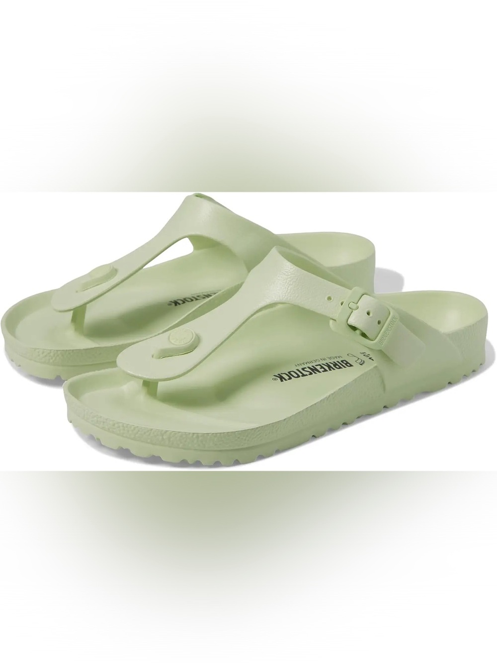 Birkenstock Gizeh EVA Sandals in Faded Lime